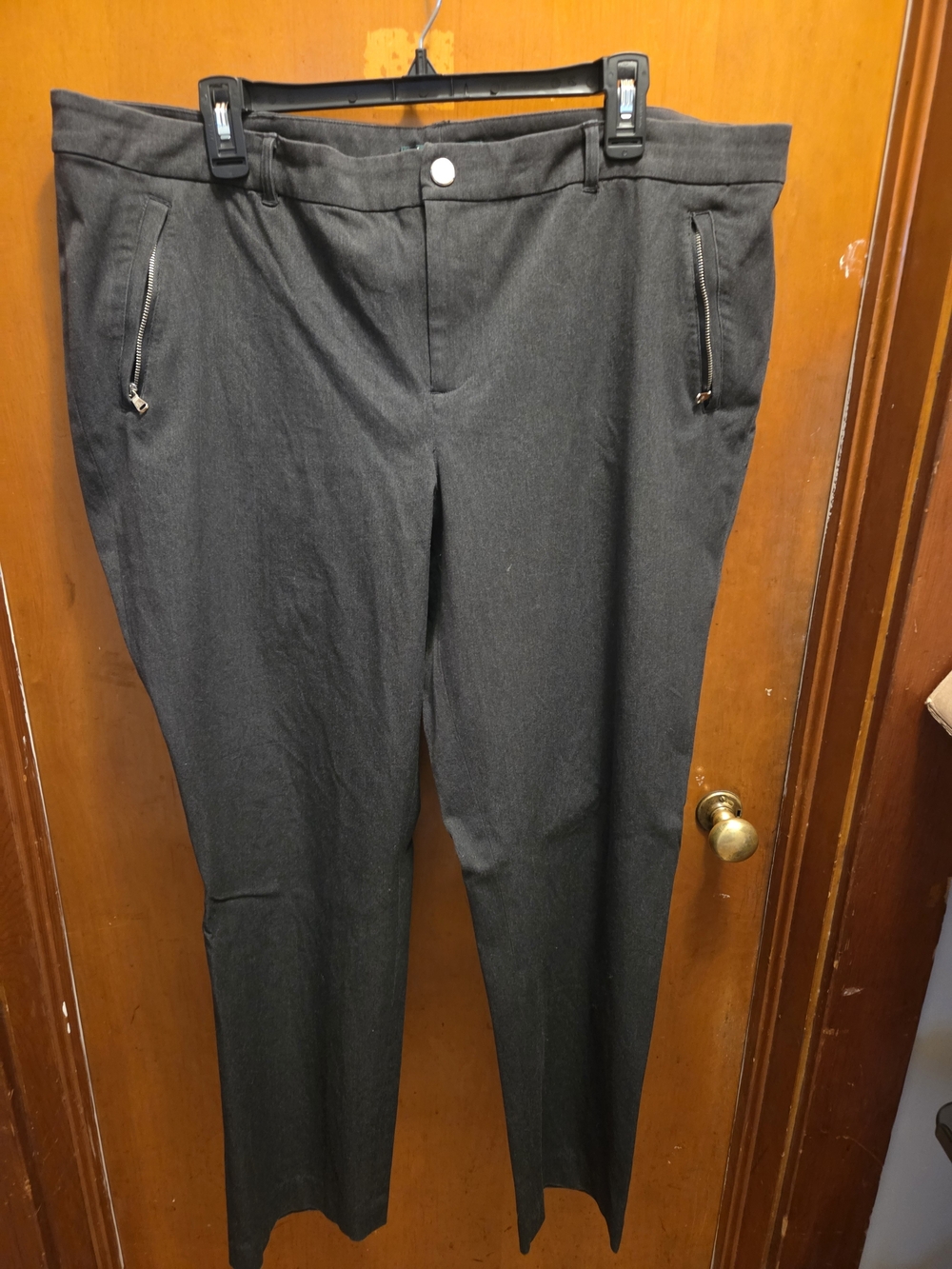 Ralph Lauren Black Straight-Leg Dress Trousers